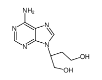 (2R)-2-(6-aminopurin-9-yl)butane-1,4-diol结构式
