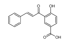 3-trans(-)-cinnamoyl-4-hydroxy-benzoic acid结构式