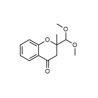 2-(Dimethoxymethyl)-2-methylchroman-4-one Structure