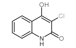 3-氯-4-羟基喹啉酮结构式