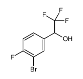 1-(3-bromo-4-fluorophenyl)-2,2,2-trifluoroethanol Structure