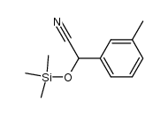 α-[(trimethylsilyl)oxy]-3-methylphenylacetonitrile Structure