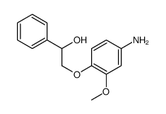 2-(4-amino-2-methoxyphenoxy)-1-phenylethanol Structure