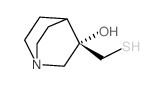 (S)-3-(MERCAPTOMETHYL)QUINUCLIDIN-3-OL Structure