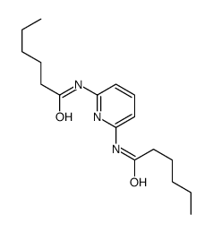 N-[6-(hexanoylamino)pyridin-2-yl]hexanamide结构式