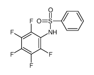 N-(2,3,4,5,6-pentafluorophenyl)benzenesulfonamide Structure