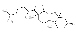 5,7-cyclocholestan-3-one结构式