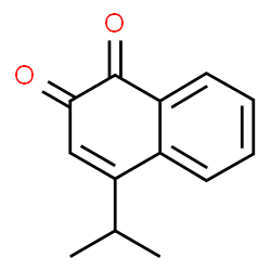 1,2-Naphthalenedione, 4-(1-methylethyl)- (9CI) picture