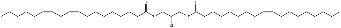 rac-1-Linoleoyl-3-oleoyl-2-chloropropanediol结构式