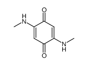 2,5-bis(methylamino)-1,4-benzoquinone结构式
