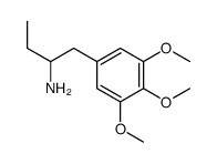 1-(3,4,5-trimethoxyphenyl)butan-2-amine结构式