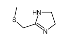 (9ci)-4,5-二氢-2-[(甲基硫代)甲基]-1H-咪唑结构式