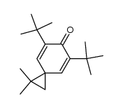 1,1-dimethyl-5,7-di-t-butylspiro[2.5]octa-4,7-dien-6-one结构式