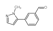 3-(1-甲基-1h-吡唑)苯甲醛结构式