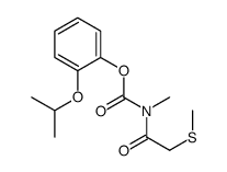 Methyl[(methylthio)acetyl]carbamic acid o-isopropoxyphenyl ester Structure
