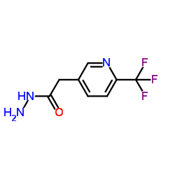 2-(6-(trifluoromethyl)pyridin-3-yl)acetohydrazide结构式