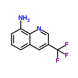 3-(trifluoromethyl)quinolin-8-amine structure