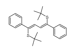 (Z,Z)-1,4-di(t-butylthio)-1,4-diphenyl-1,3-butadiene Structure