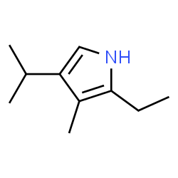1H-Pyrrole,2-ethyl-3-methyl-4-(1-methylethyl)-(9CI)结构式