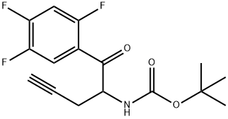 (1-氧代-1-(2,4,5-三氟苯基)戊-4-炔-2-基)氨基甲酸叔丁酯图片