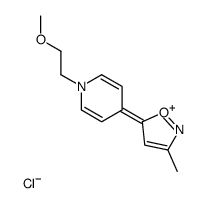 5-[1-(2-methoxyethyl)pyridin-1-ium-4-yl]-3-methyl-1,2-oxazole,chloride Structure