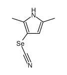 Selenocyanic acid 2,5-dimethyl-1H-pyrrol-3-yl ester picture