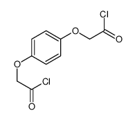 2-[4-(2-chloro-2-oxoethoxy)phenoxy]acetyl chloride Structure