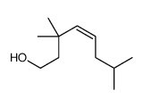 3,3,7-trimethyloct-4-en-1-ol结构式