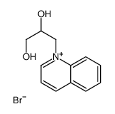 3-quinolin-1-ium-1-ylpropane-1,2-diol,bromide结构式