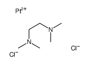 platinum(2+),N,N,N',N'-tetramethylethane-1,2-diamine,dichloride结构式