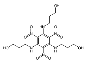 3-[3,5-bis(3-hydroxypropylamino)-2,4,6-trinitroanilino]propan-1-ol Structure