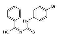 N-{[(4-bromophenyl)amino]carbonothioyl}benzamide structure