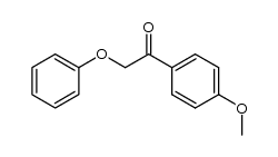 1-(4-methoxyphenyl)-2-phenoxyethanone结构式