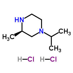 (R)-1-Isopropyl-3-methyl-piperazine dihydrochloride Structure