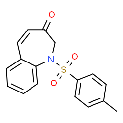 1-[(4-Methylphenyl)sulfonyl]-1H-1-benzazepin-3(2H)-one结构式