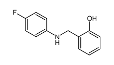 2-[(4-FLUORO-PHENYLAMINO)-METHYL]-PHENOL structure
