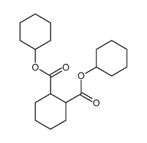 dicyclohexyl cyclohexane-1,2-dicarboxylate Structure