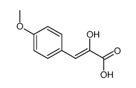 2-hydroxy-3-(4-methoxyphenyl)prop-2-enoic acid结构式