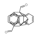 5,6,11,12-tetrahydro-5,12,6,11-di-o-benzeno-dibenzo[a,e]cyclooctene-5,11-dicarbaldehyde结构式
