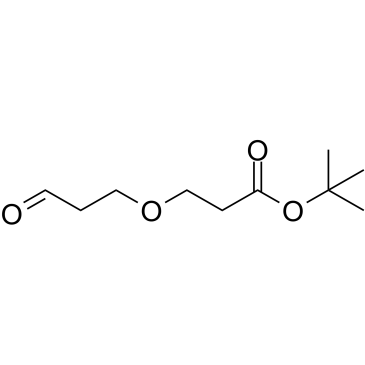 Ald-PEG1-t-butyl ester structure