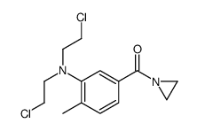 1-Aziridinyl 3-[bis(2-chloroethyl)amino]-4-methylphenyl ketone structure