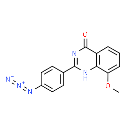 4(1H)-Quinazolinone,2-(4-azidophenyl)-8-methoxy- (9CI)结构式