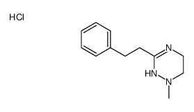 1-methyl-3-(2-phenylethyl)-5,6-dihydro-2H-1,2,4-triazine,hydrochloride结构式