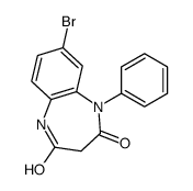 7-bromo-5-phenyl-1H-1,5-benzodiazepine-2,4-dione Structure