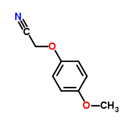 (4-Methoxyphenoxy)acetonitrile structure