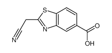 5-Benzothiazolecarboxylicacid,2-(cyanomethyl)-(9CI) structure