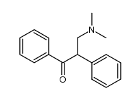 1,2-diphenyl-3-(N,N-dimethylamino)propan-1-one Structure