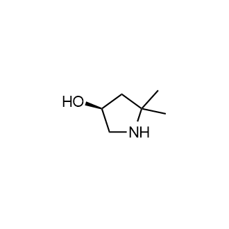 (S)-5,5-二甲基吡咯烷-3-醇结构式