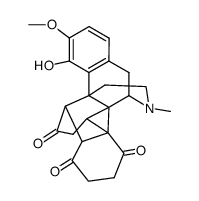 2',8-Dehydro-7,8-dihydro-5,14-(3',6'-dioxo-1',2'-cyclohexano)-thebainon-A结构式