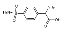 amino-(4-sulfamoyl-phenyl)-acetic acid结构式